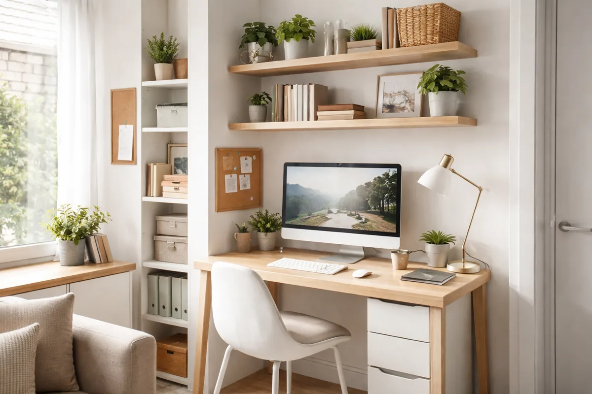 Comment optimiser l'espace de travail dans un petit bureau à domicile