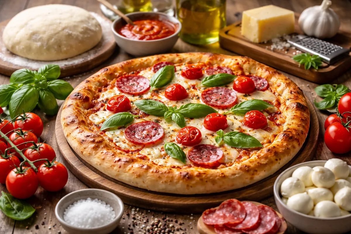 Comment préparer une pizza maison avec des ingrédients de qualité