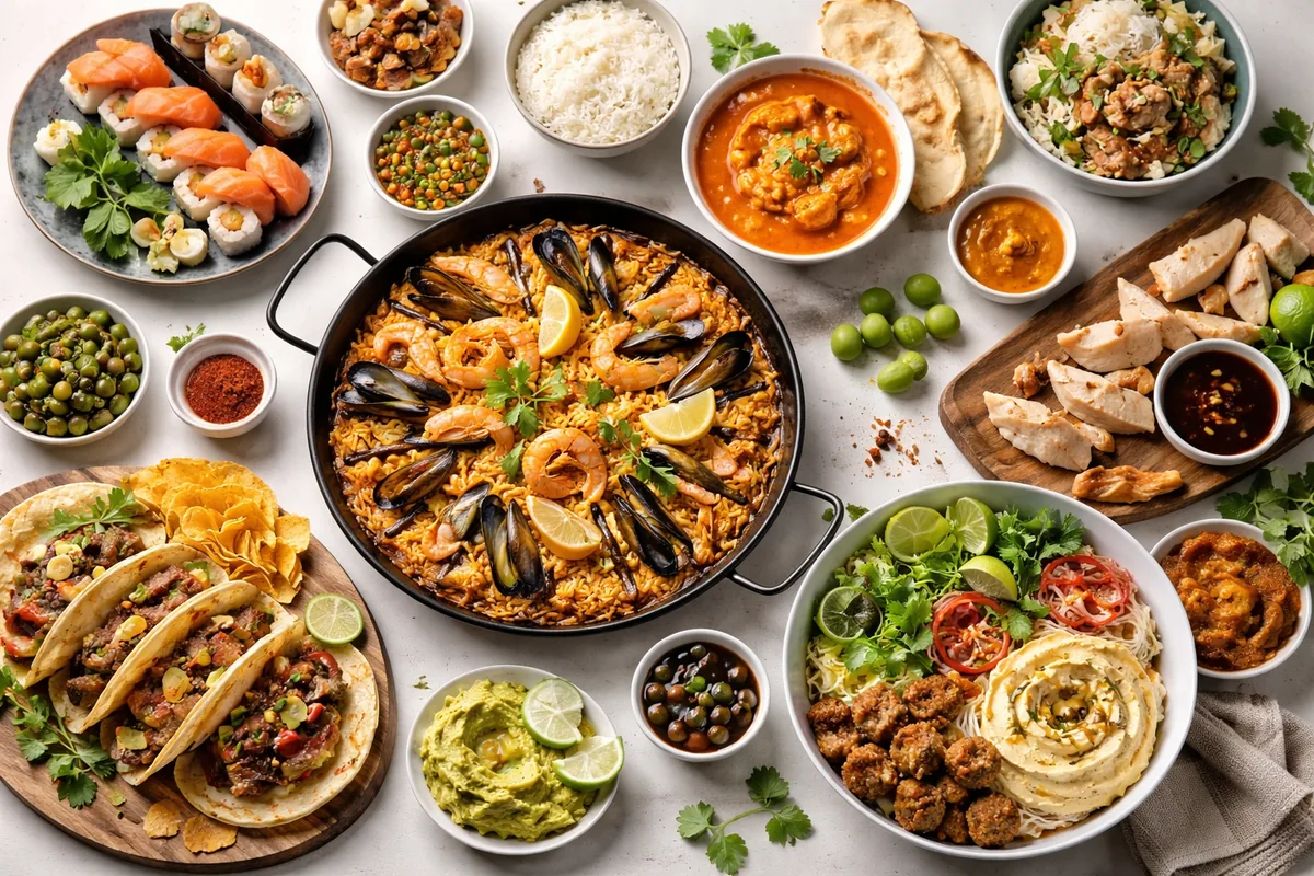 Les bienfaits d'un tour d'horizon des cuisines du monde